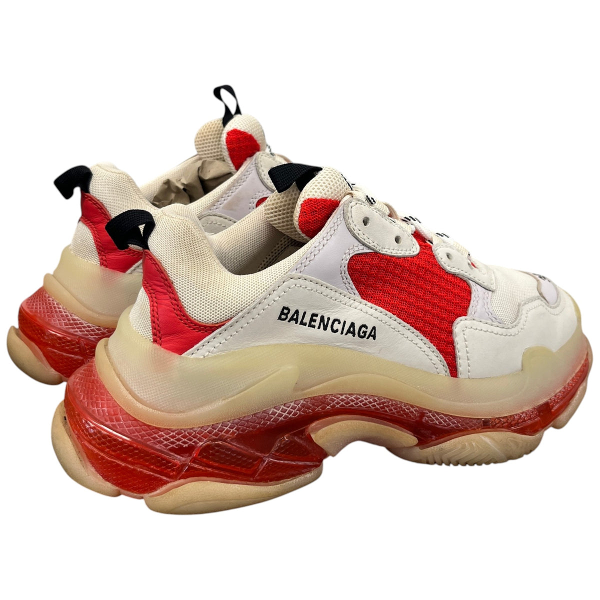 Women's Triple S Low Trainers White Size UK 6 / EU 39 - Photo 8