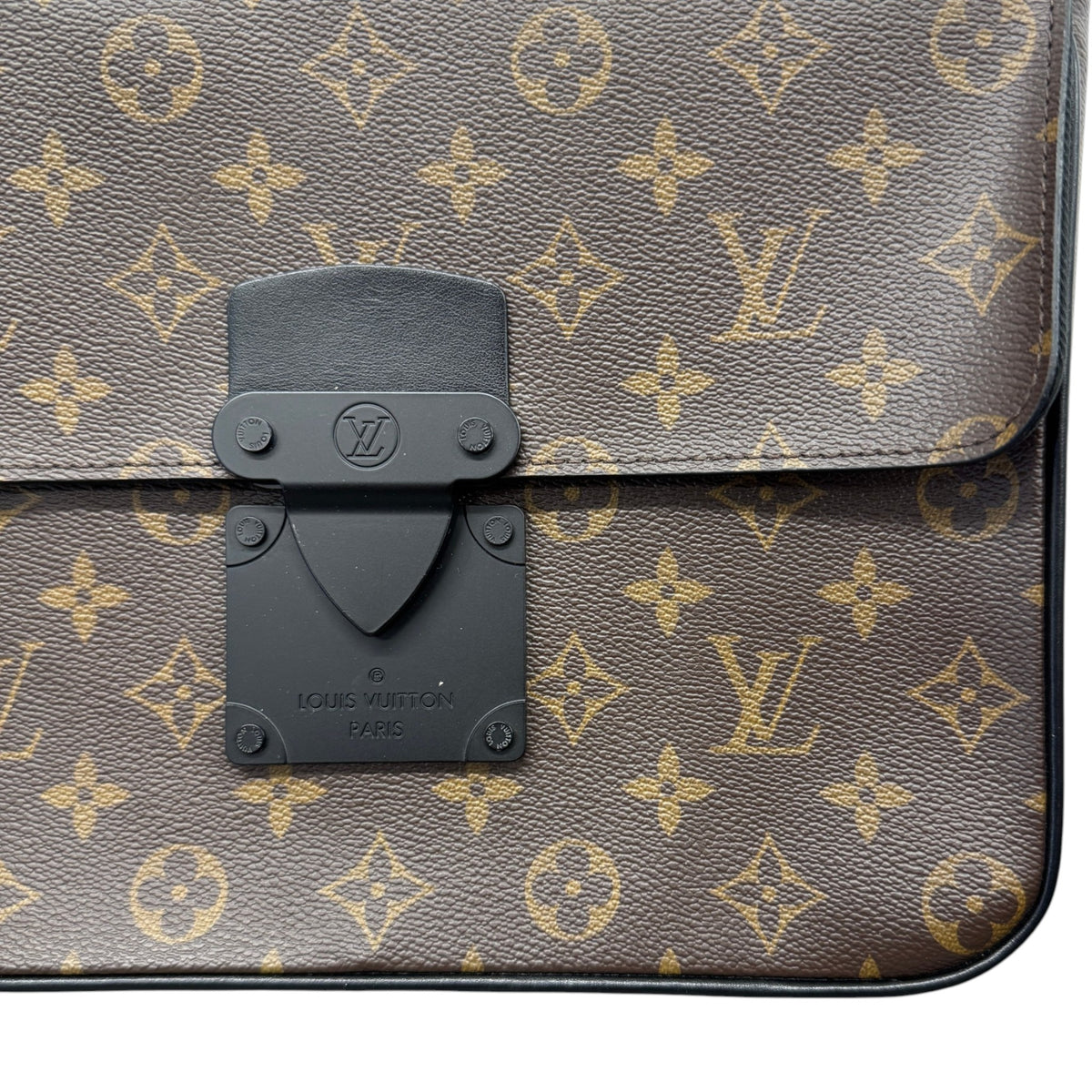 Men's Monogram Macassar S-Lock Pouch Brown - Photo 3