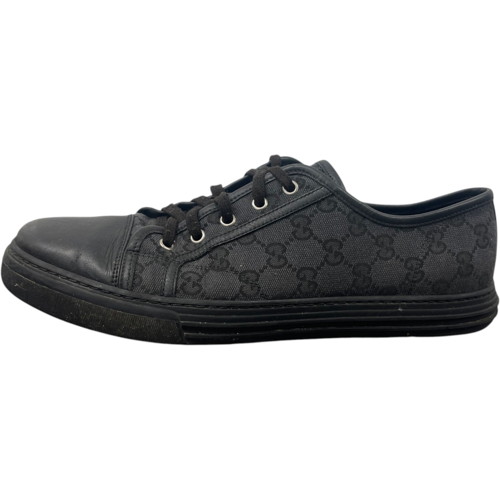 Men's Gg Supreme Low Trainers Black Size EU 44.5 / UK 10.5 - Photo 5