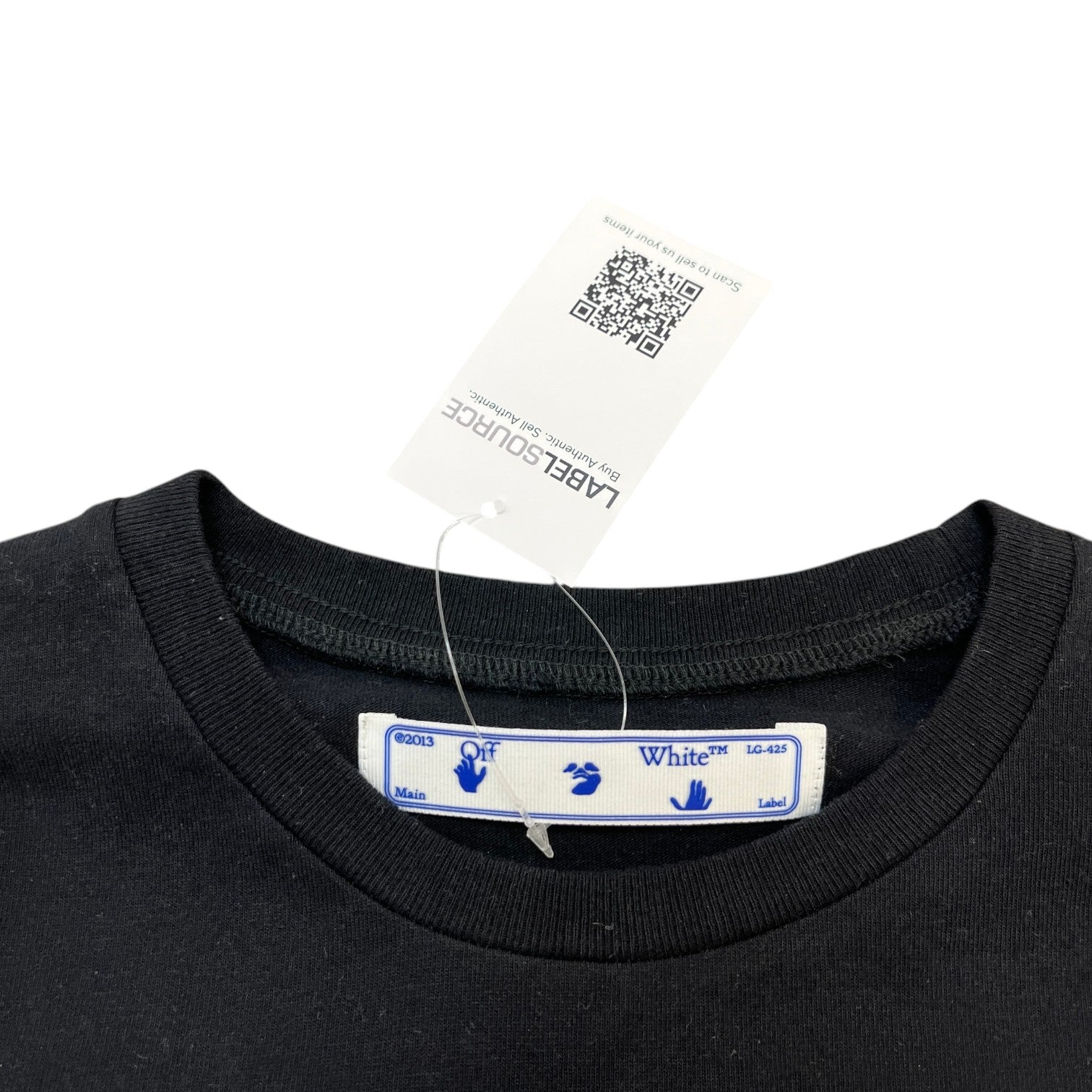 Men's Arrow Logo Long Sleeve T-Shirt Black Size S - Photo 5
