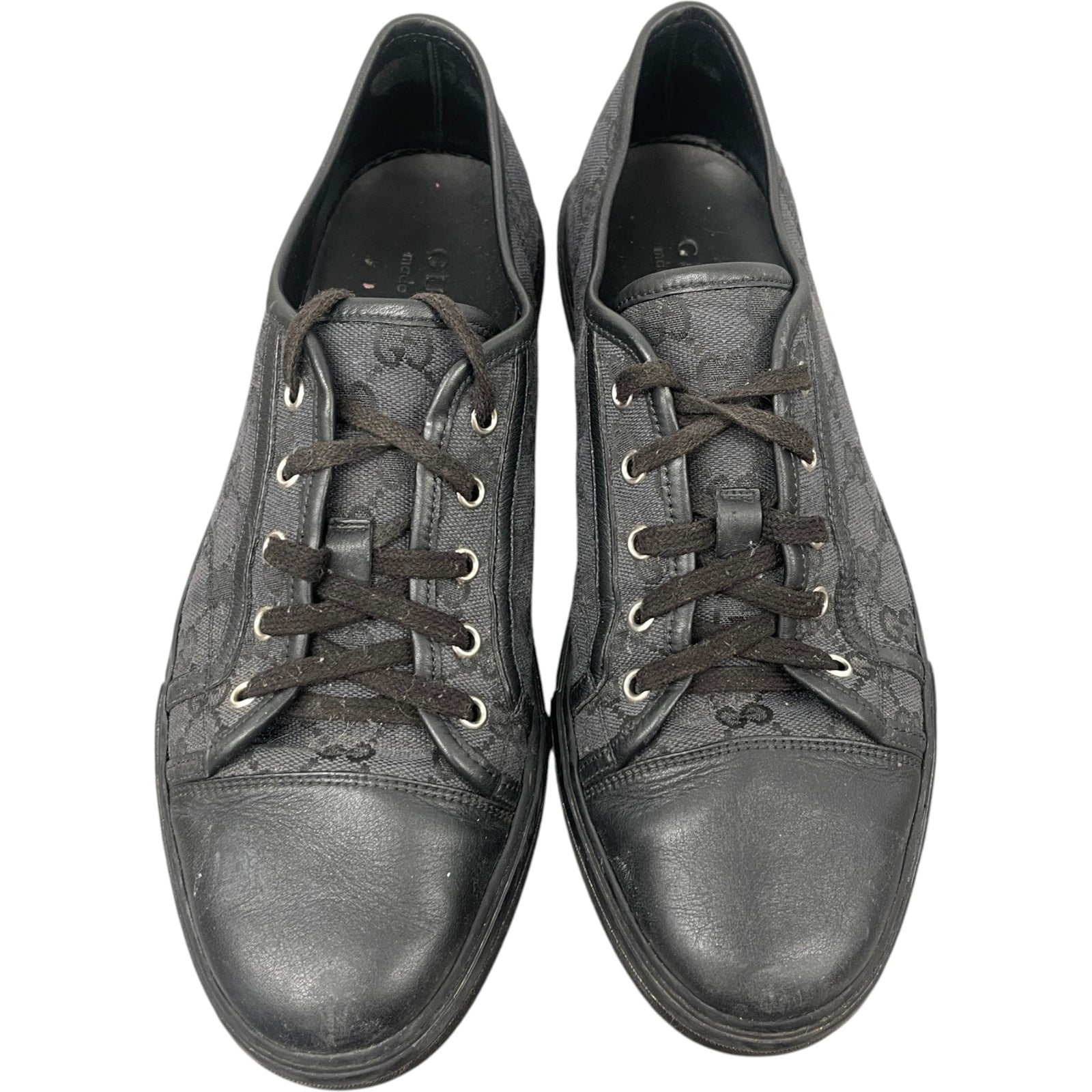 Men's Gg Supreme Low Trainers Black Size EU 44.5 / UK 10.5 - Photo 6