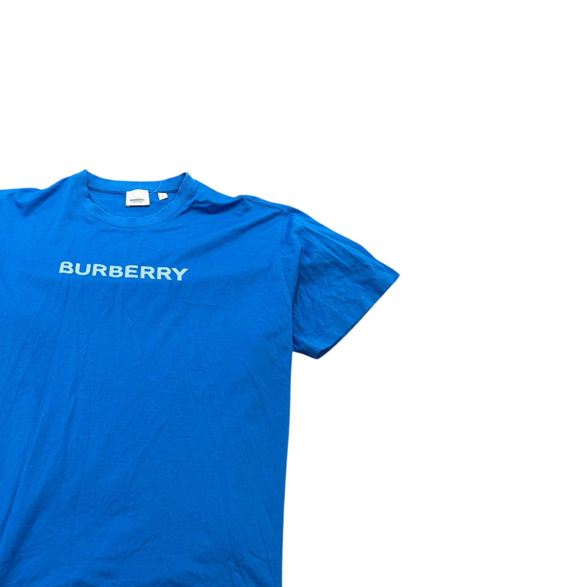 Men's Logo Print T-Shirt Blue Size XL - Photo 3