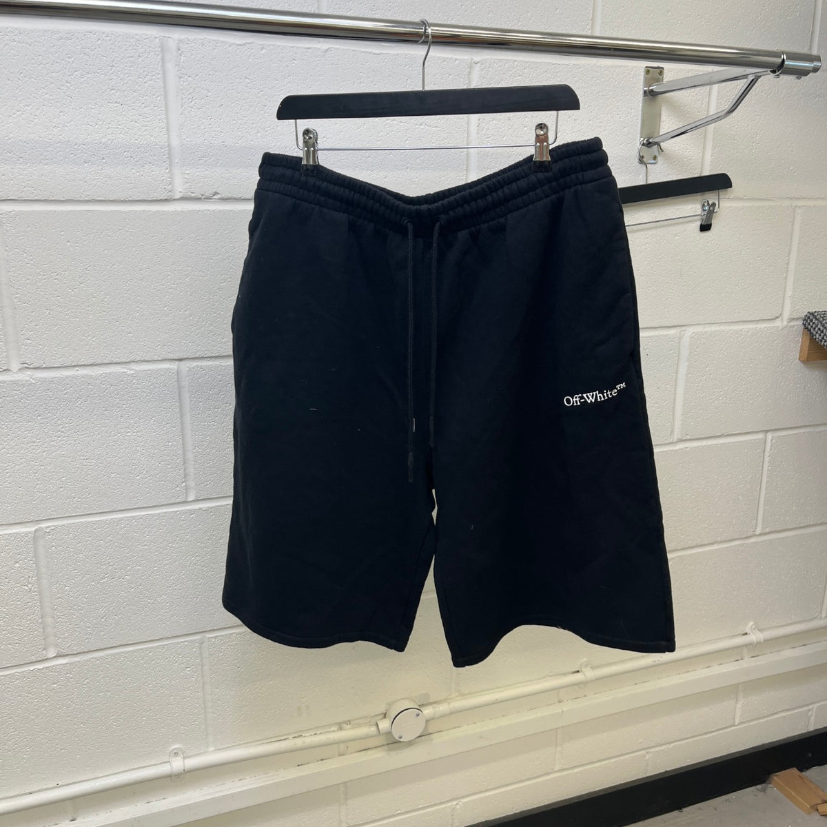 Men's Arrow Logo Shorts Black Size XL / W36 - Photo 7