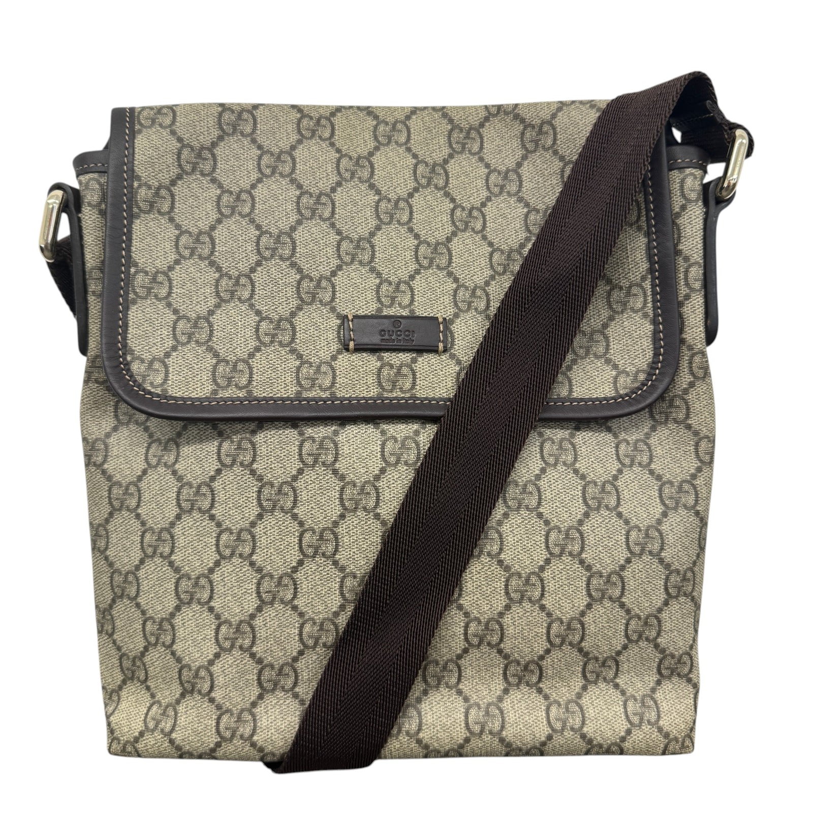 Women's Gg Supreme Messenger Bag Beige - Photo 1