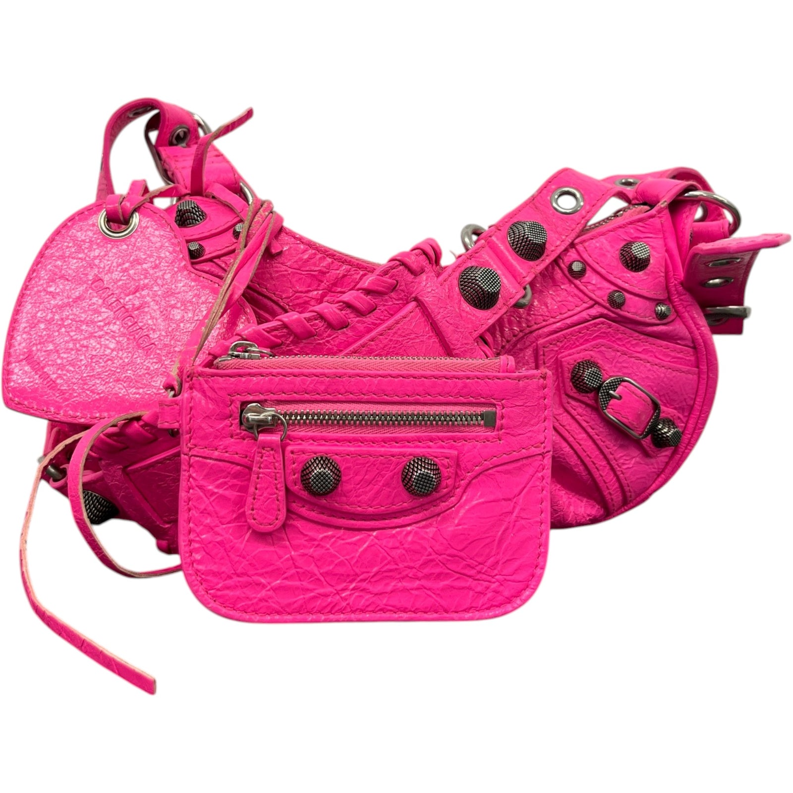 Women's Le Cagole Xs Shoulder Bag Pink - Photo 1