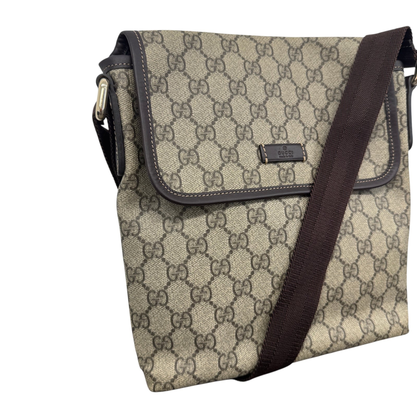Women's Gg Supreme Messenger Bag Beige - Photo 5