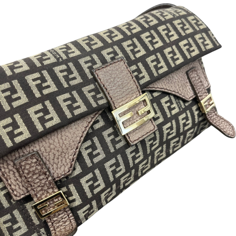 Women's Zucchino Canvas Baguette Handbag Brown