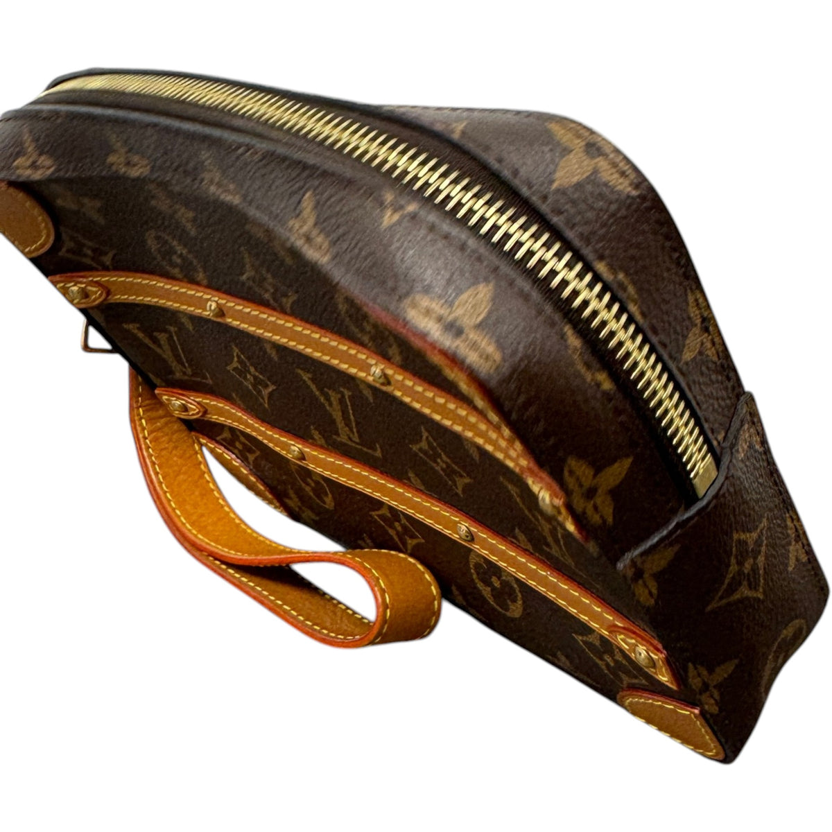 Men's Monogram Soft Trunk Pouch Brown - Photo 5