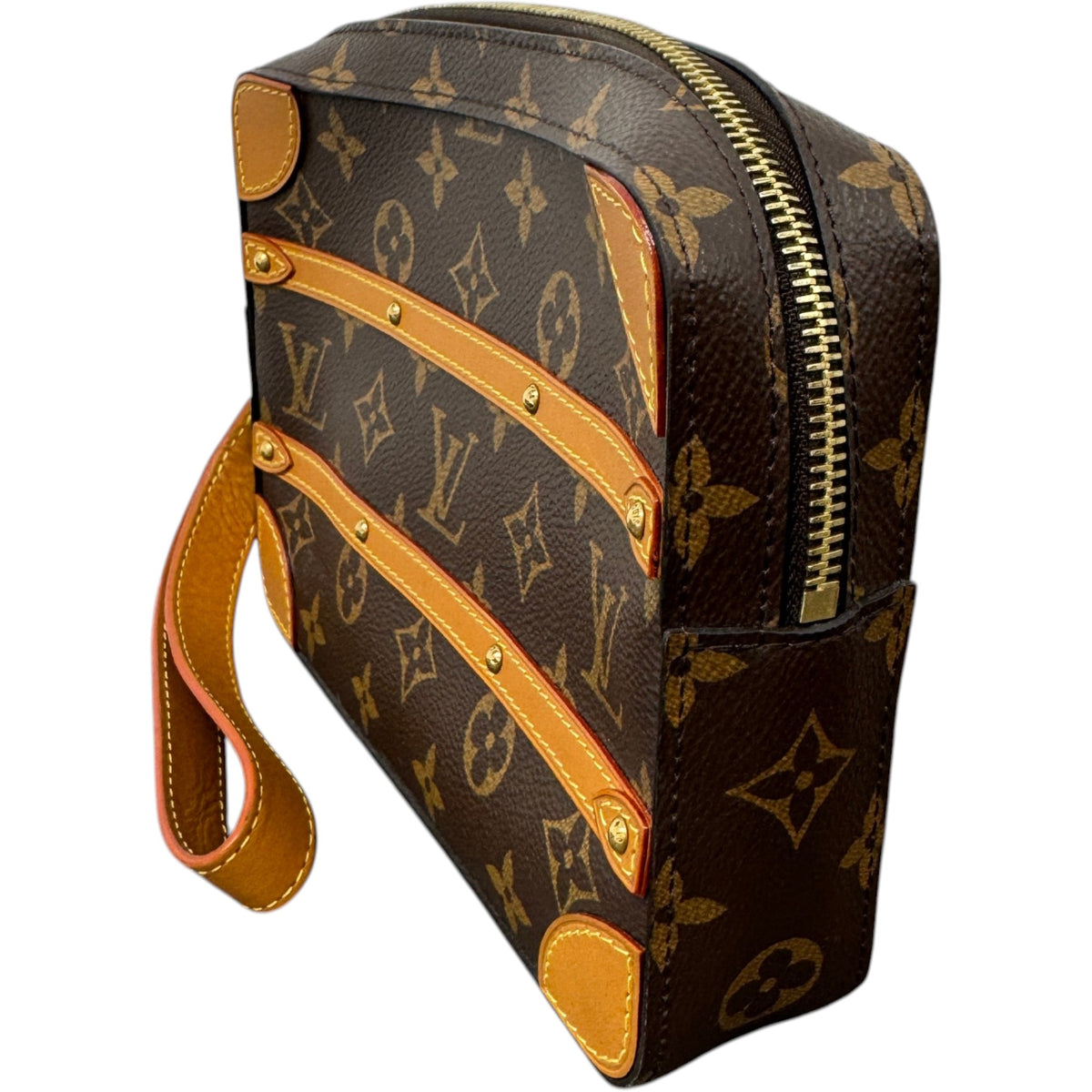 Men's Monogram Soft Trunk Pouch Brown - Photo 3