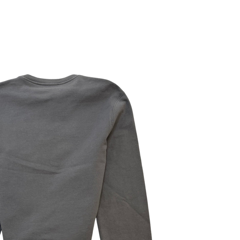 Men's Embroidered Logo Sweatshirt Grey Size S