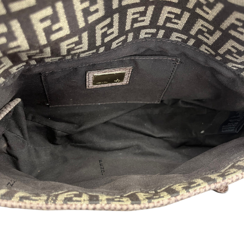 Women's Zucchino Canvas Baguette Handbag Brown