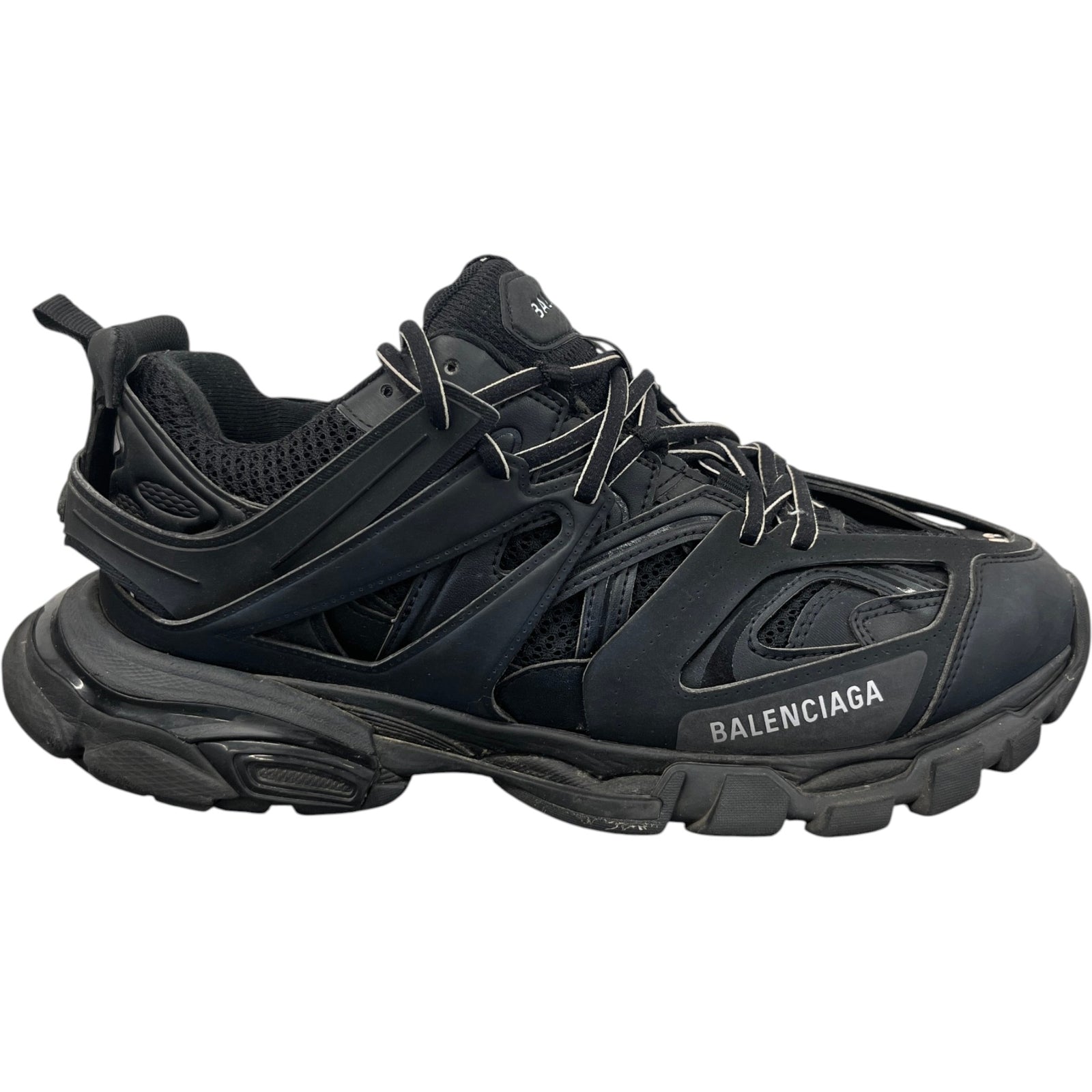 Men's Track Low Trainers Black Size UK 9 / EU 43 - Photo 1