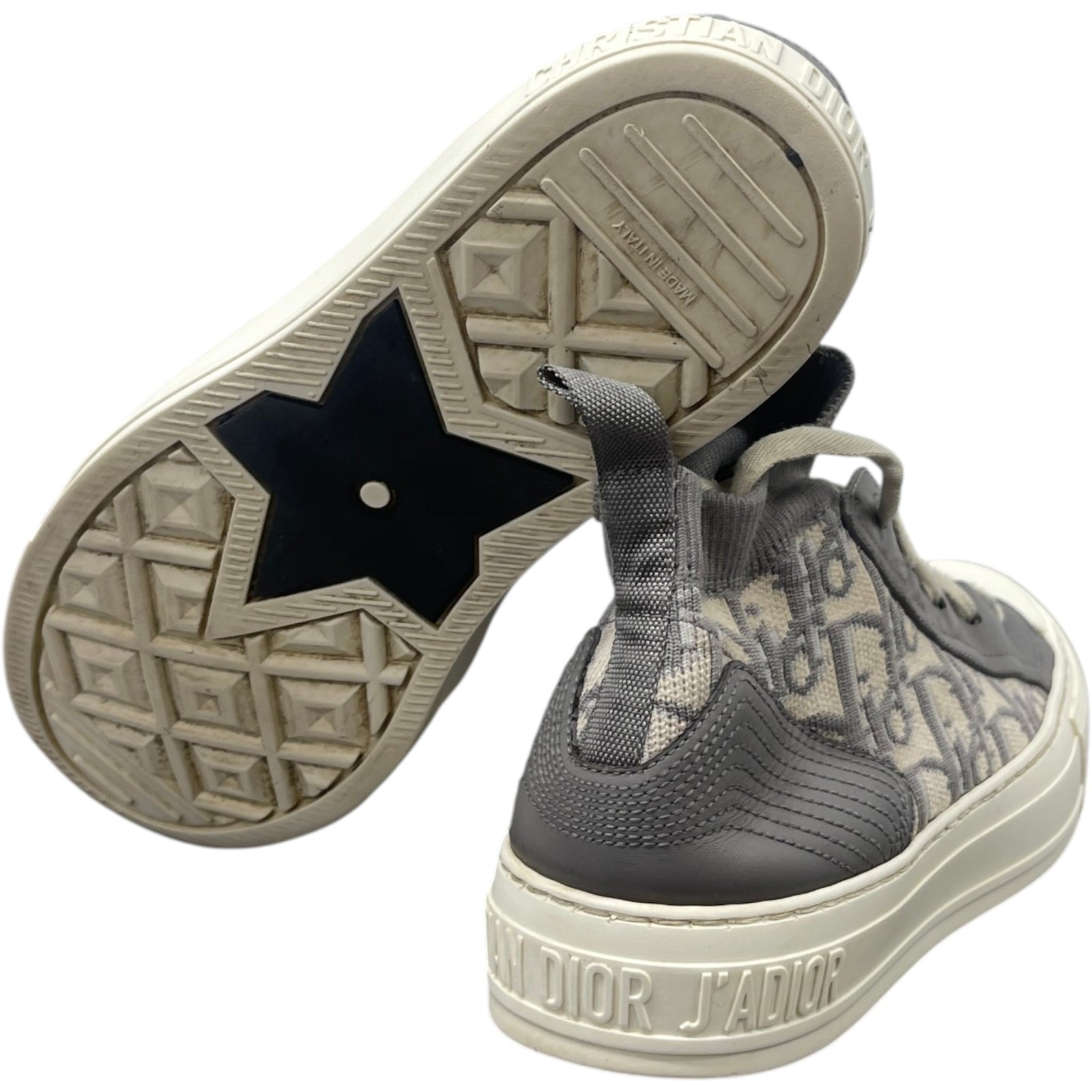 Women's Walk'N'Dior High Trainers Grey Size EU 37 / UK 4 - Photo 10