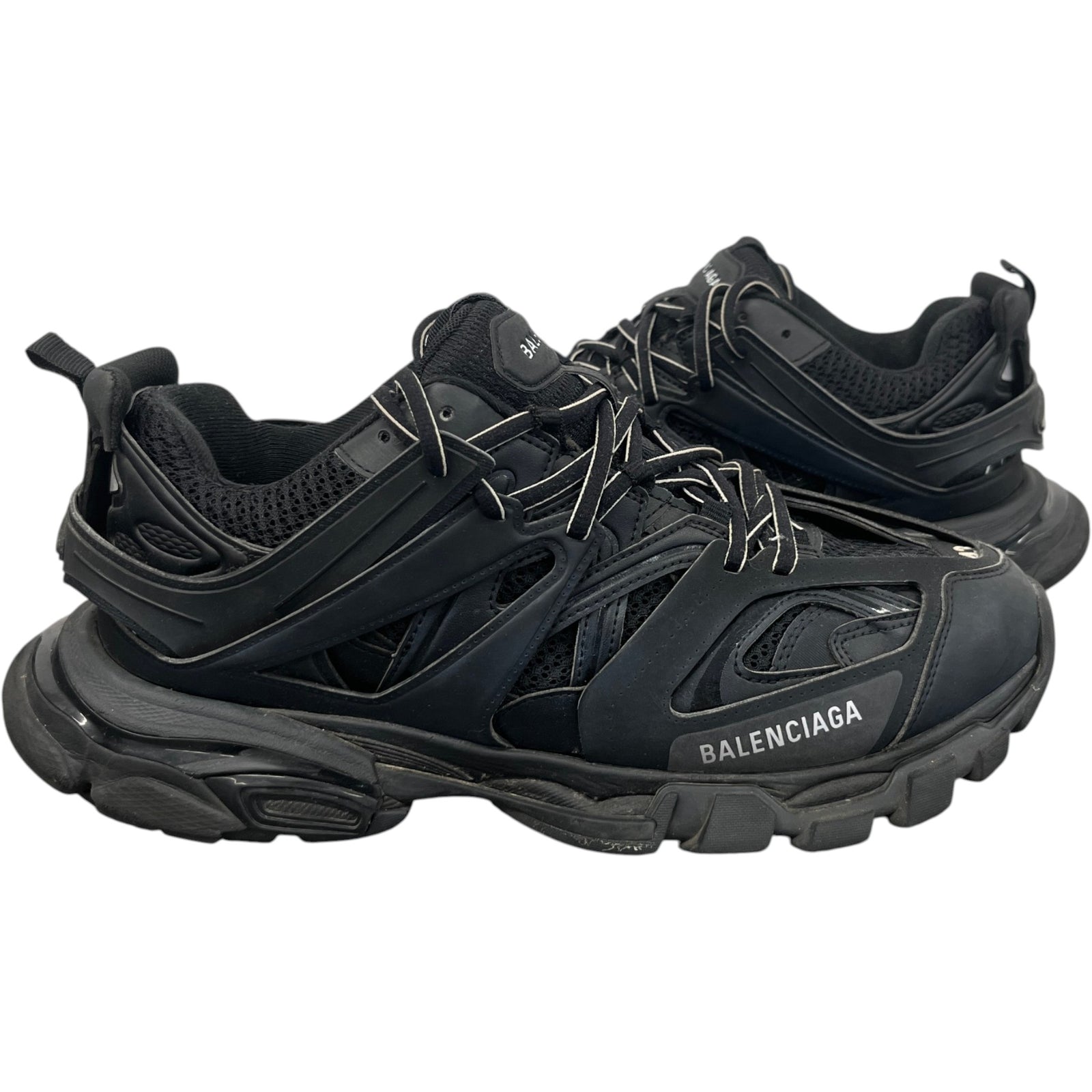 Men's Track Low Trainers Black Size UK 9 / EU 43 - Photo 2