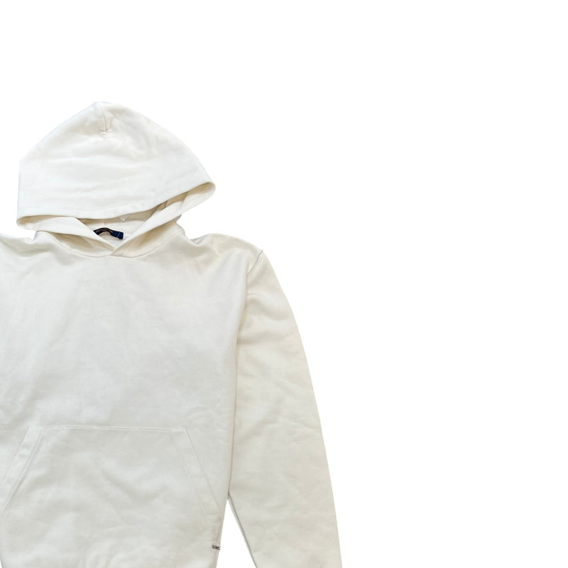 Men's Staples Edition Inside Out Hoodie Cream Size M