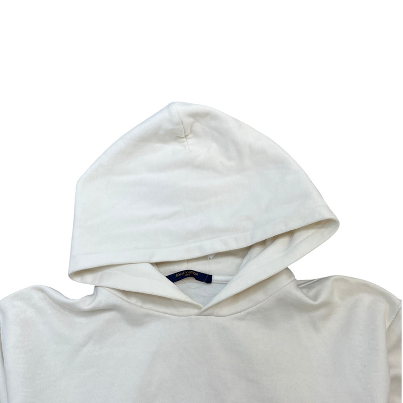 Men's Staples Edition Inside Out Hoodie Cream Size M