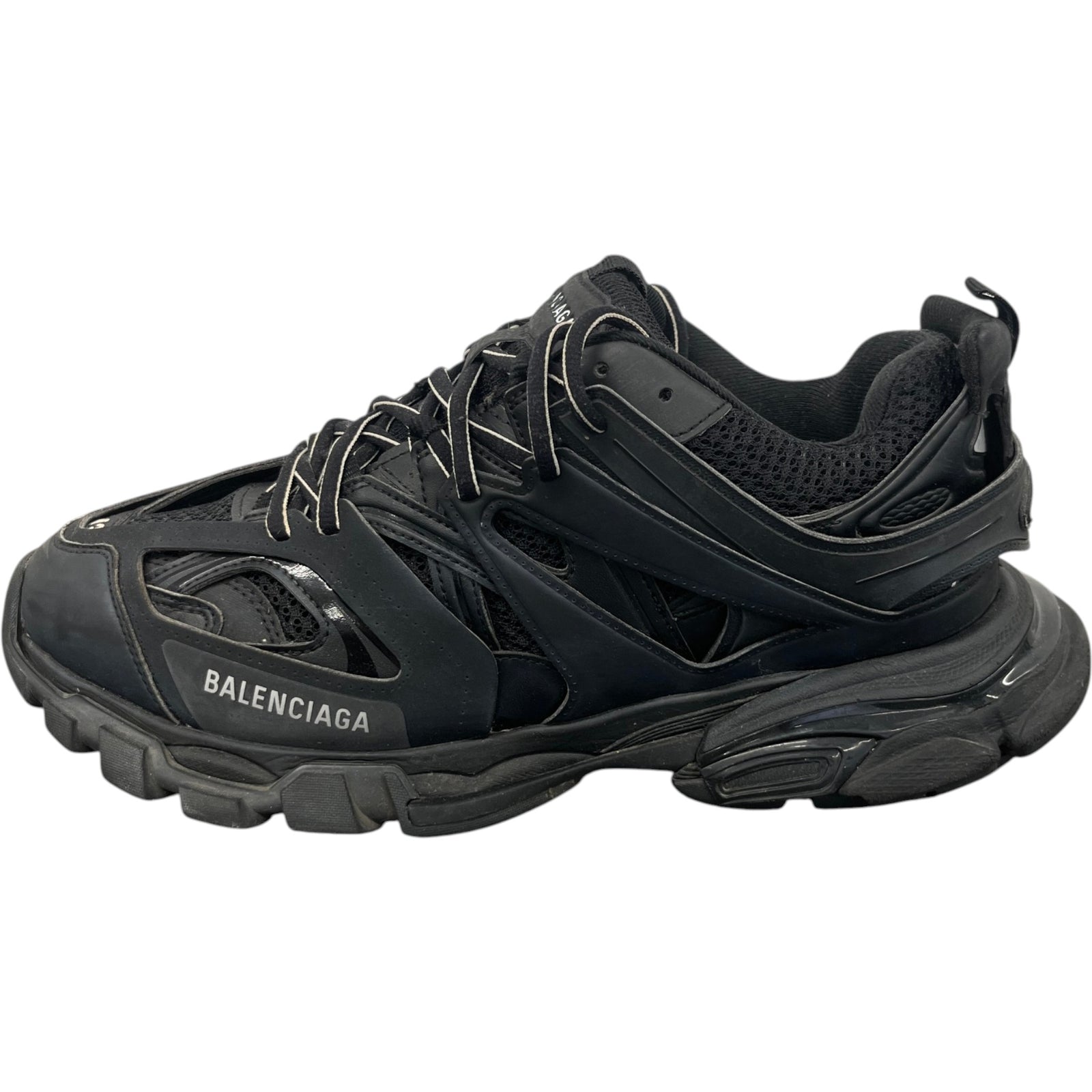 Men's Track Low Trainers Black Size UK 9 / EU 43 - Photo 5