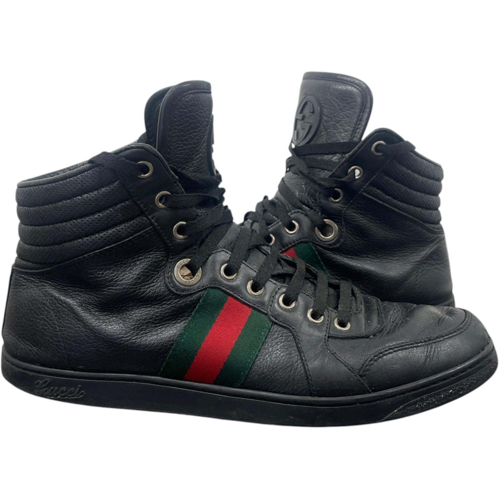 Men's Web High Trainers Black Size EU 41 / UK 7 - Photo 3