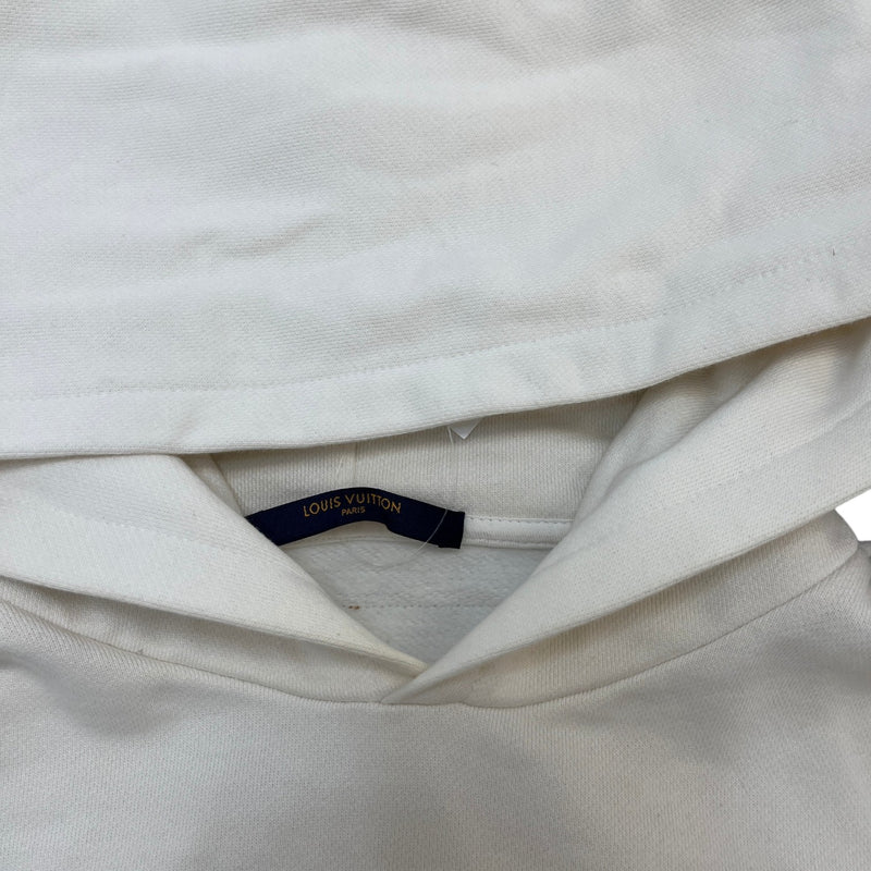 Men's Staples Edition Inside Out Hoodie Cream Size M