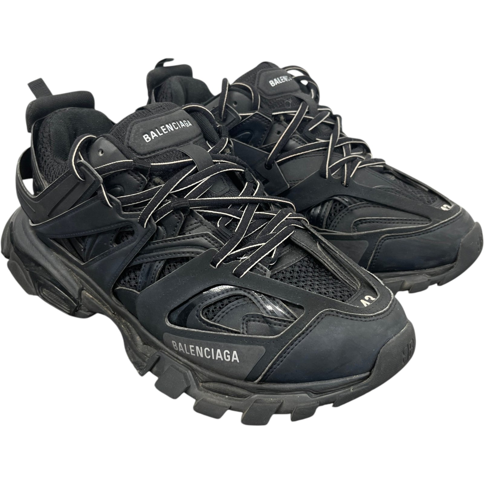 Men's Track Low Trainers Black Size UK 9 / EU 43 - Photo 7