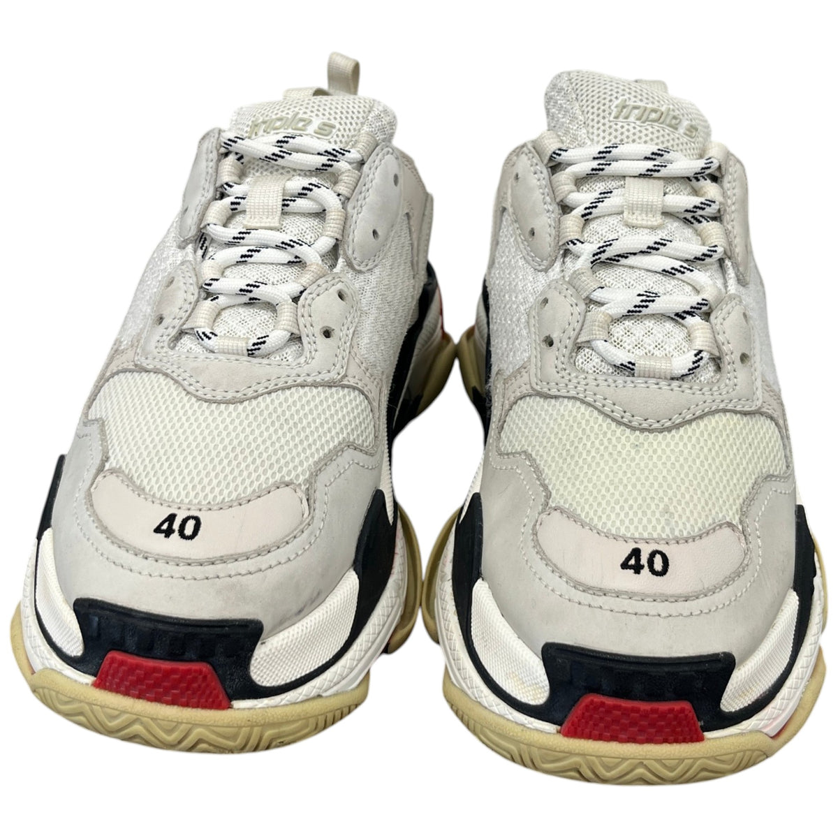 Men's Triple S Low Trainers Grey Size UK 7 / EU 41 - Photo 6