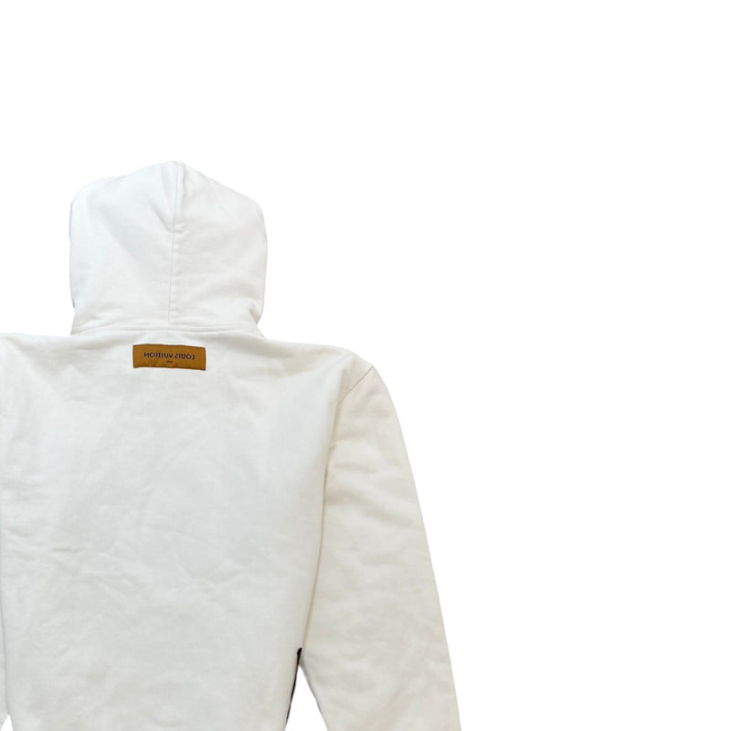 Men's Staples Edition Inside Out Hoodie Cream Size M