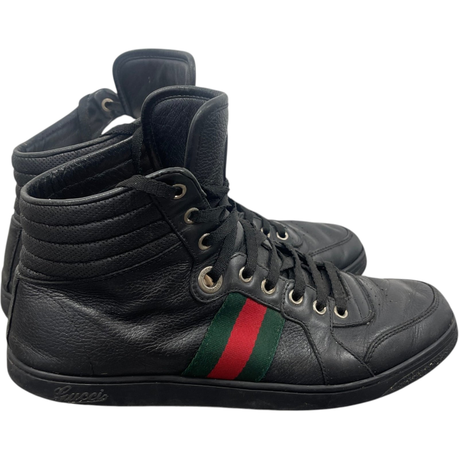 Men's Web High Trainers Black Size EU 41 / UK 7 - Photo 8
