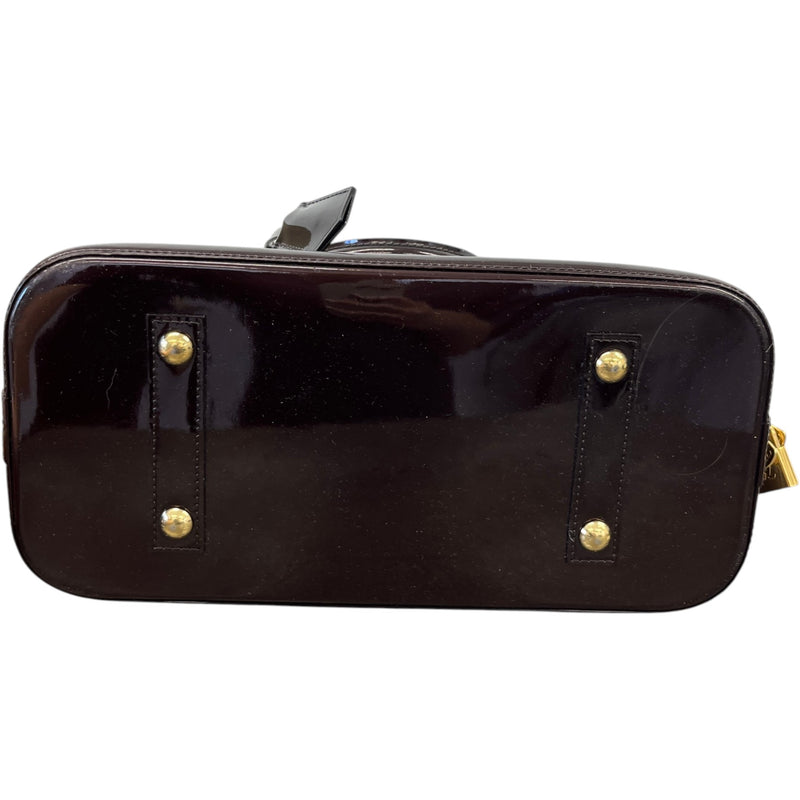 Women's Monogram Vernis Alma Pm Handbag Brown
