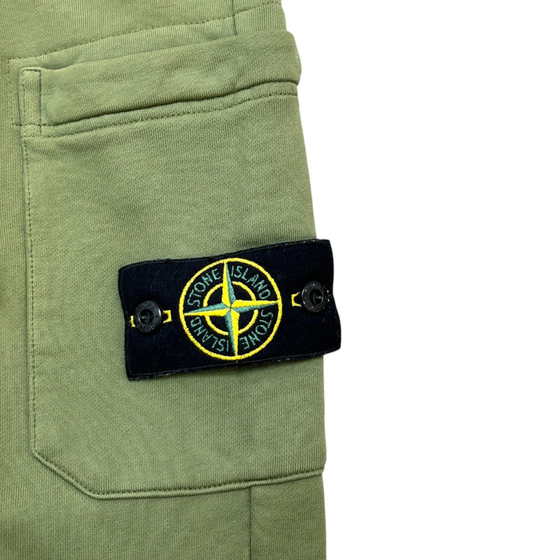 Men's Applique Logo Joggers Green Size M