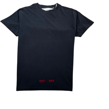 Men's Logo Print T-Shirt Black Size S