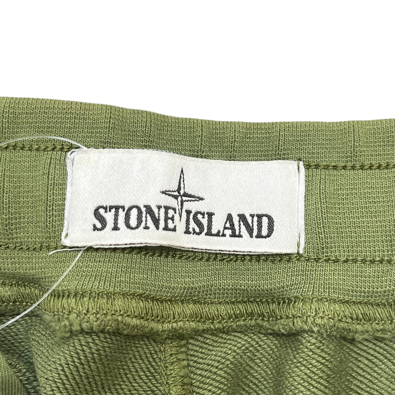 Men's Applique Logo Joggers Green Size M