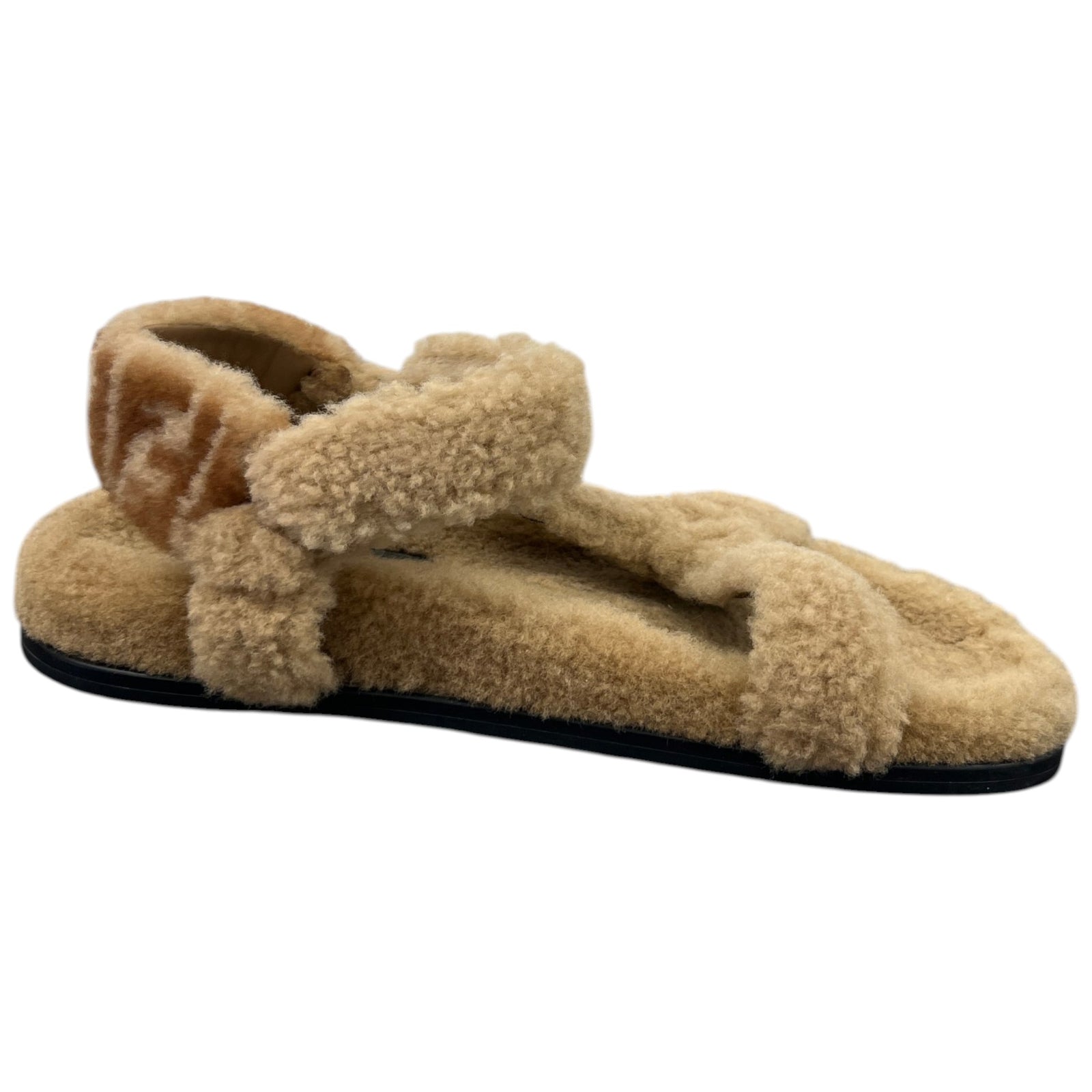 Women's Zucca FF Sandals Beige Size UK 6.5 / EU 39.5 - Photo 4