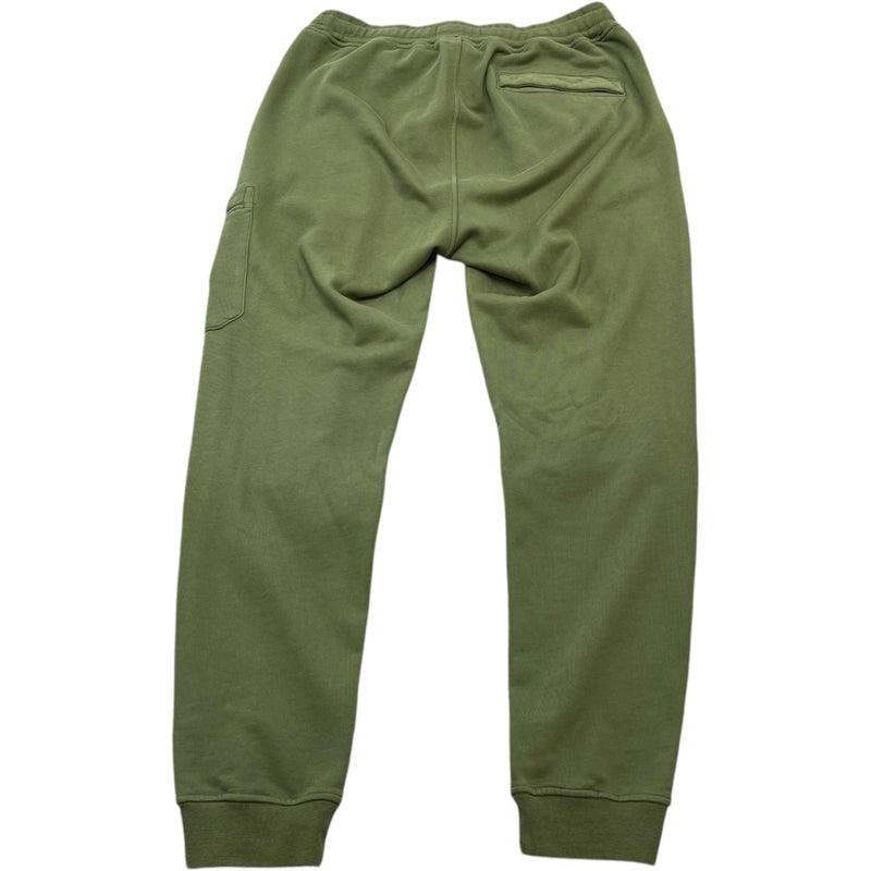 Men's Applique Logo Joggers Green Size M