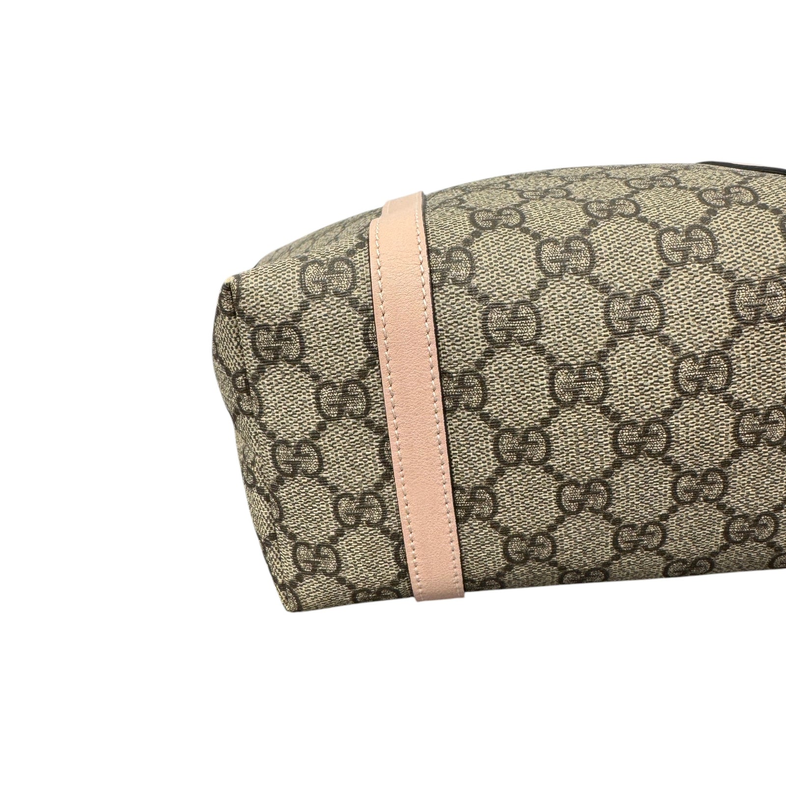 Women's Gg Supreme Mini Tote Bag Beige - Photo 7
