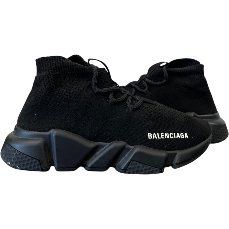 Women's Speed Lace-Up High Trainers Black Size EU 35 / UK 2