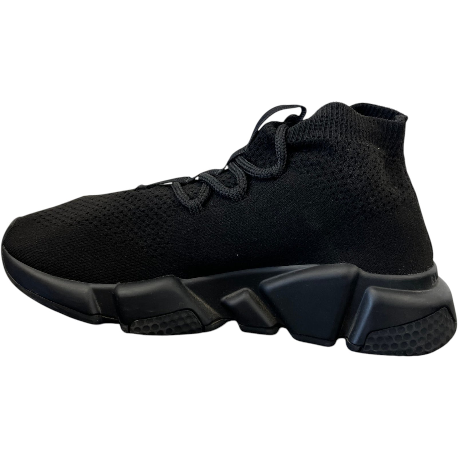 Women's Speed Lace-Up High Trainers Black Size EU 35 / UK 2 - Photo 2