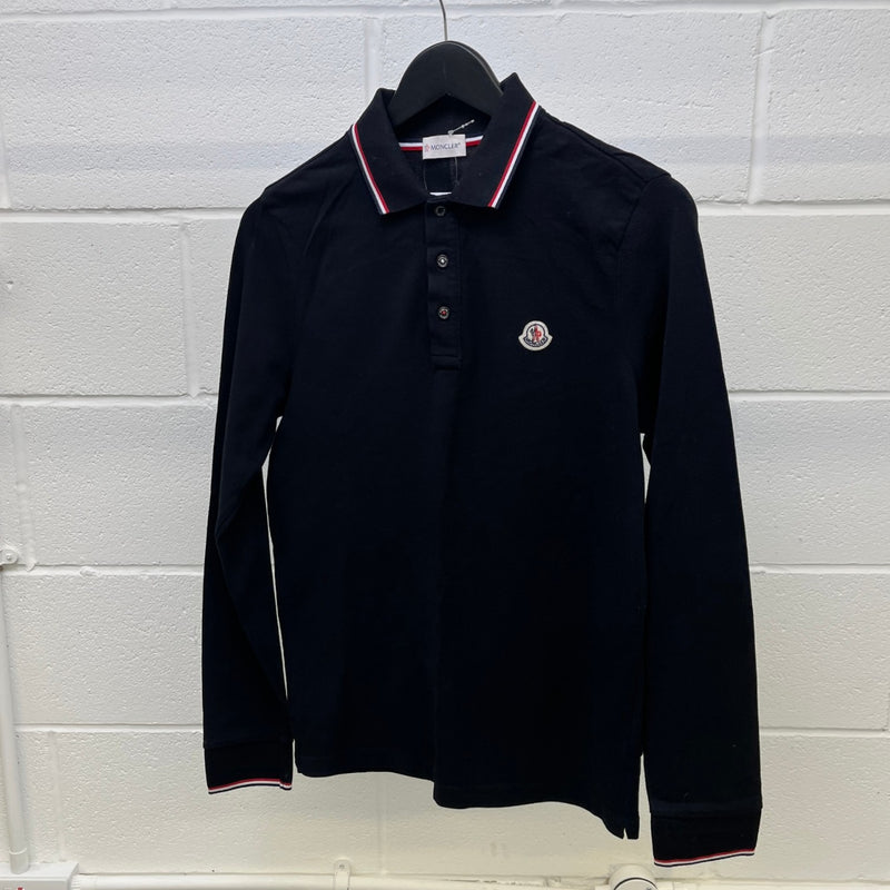 Men's Maglia Polo Shirt Black Size S