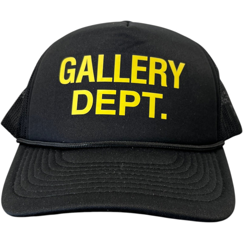 Men's Logo Trucker Cap Black