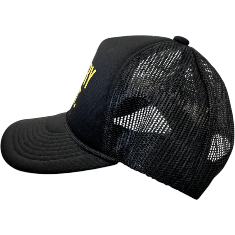 Men's Logo Trucker Cap Black