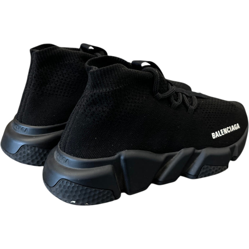 Women's Speed Lace-Up High Trainers Black Size EU 35 / UK 2