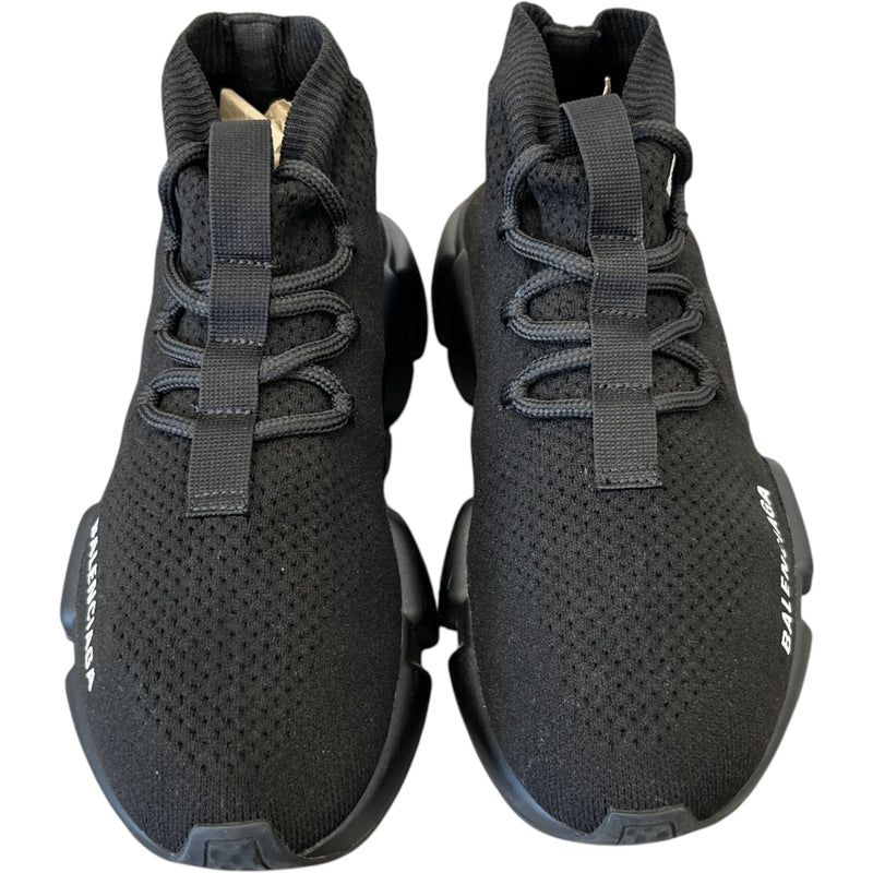 Women's Speed Lace-Up High Trainers Black Size EU 35 / UK 2