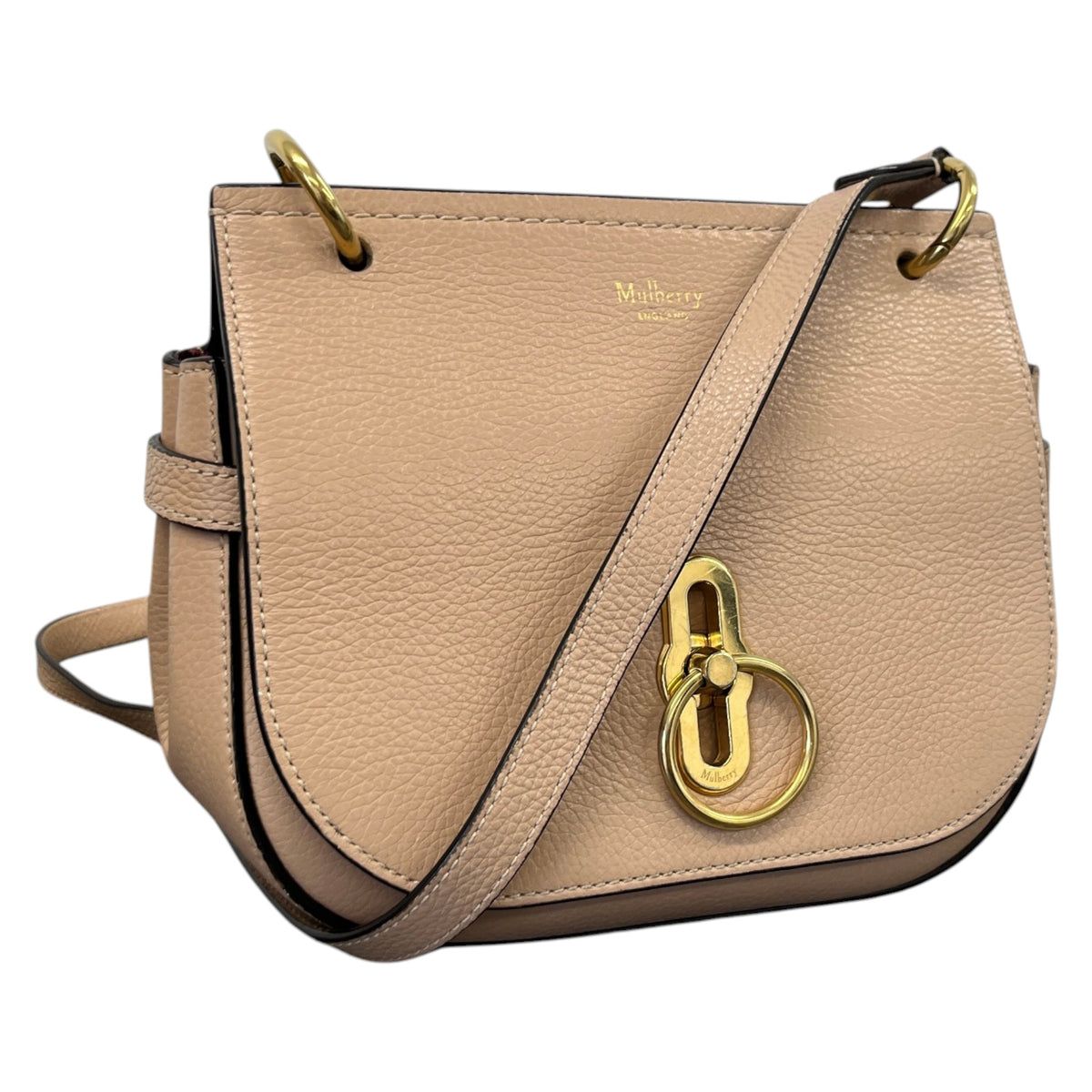 Women's Small Amberley Satchel Crossbody Bag Beige - Photo 4