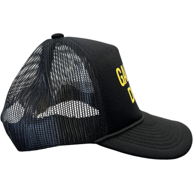 Men's Logo Trucker Cap Black