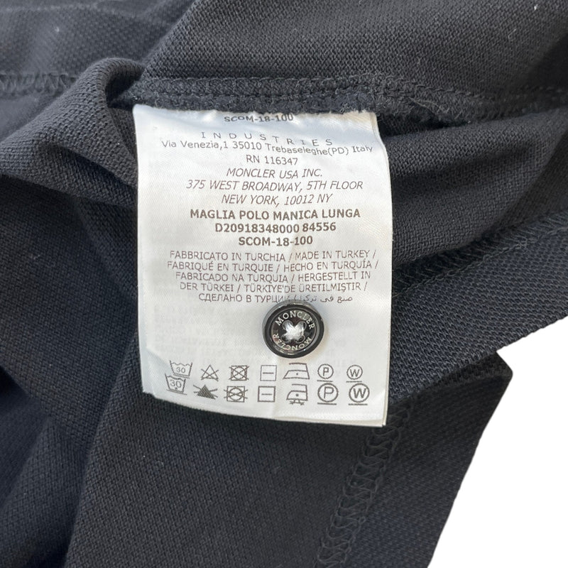 Men's Maglia Polo Shirt Black Size S