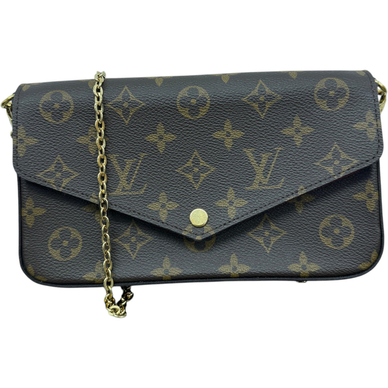 Women's Monogram Félicie Pochette Crossbody Bag Brown