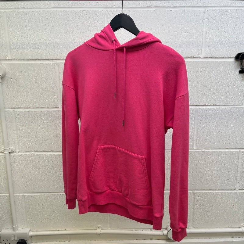 Men's Hood Logo Hoodie Pink Size S