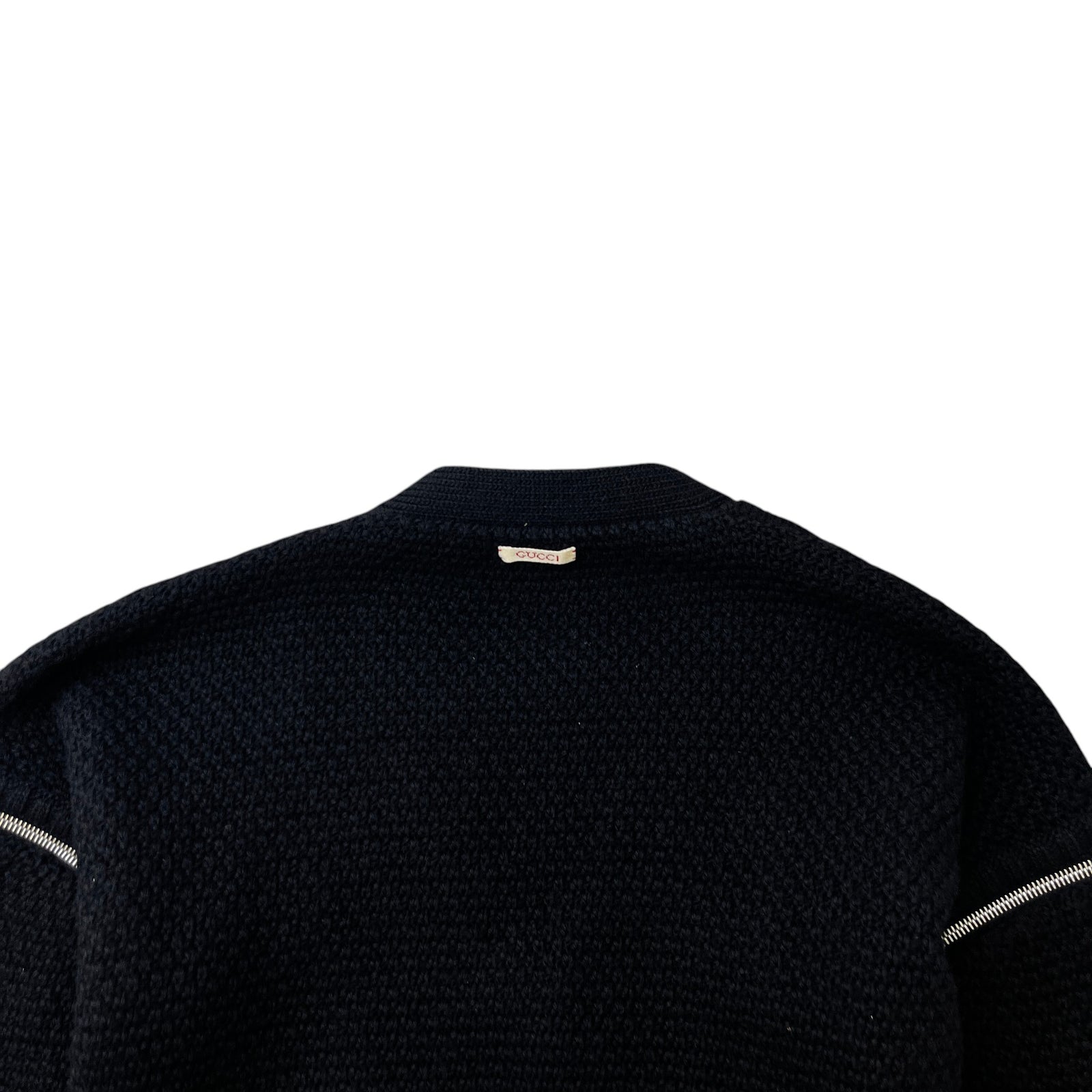 Men's Detachable-Sleeve Cable-Knit Cardigan Black Size M - Photo 6