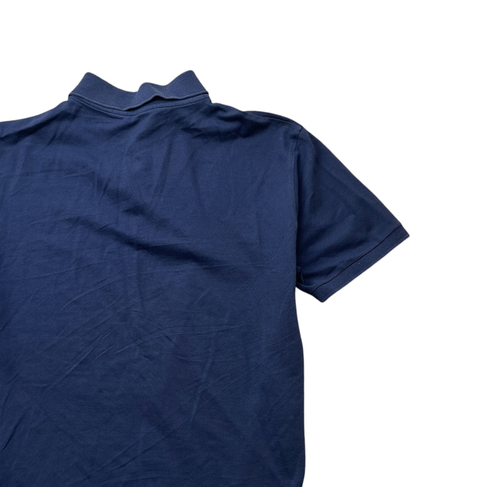 Men's Embroidered Lv Polo Shirt Navy Size M - Photo 4