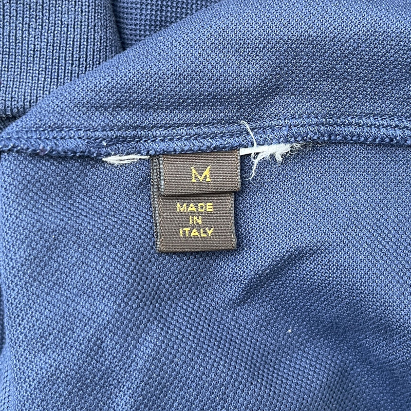 Men's Embroidered Lv Polo Shirt Navy Size M