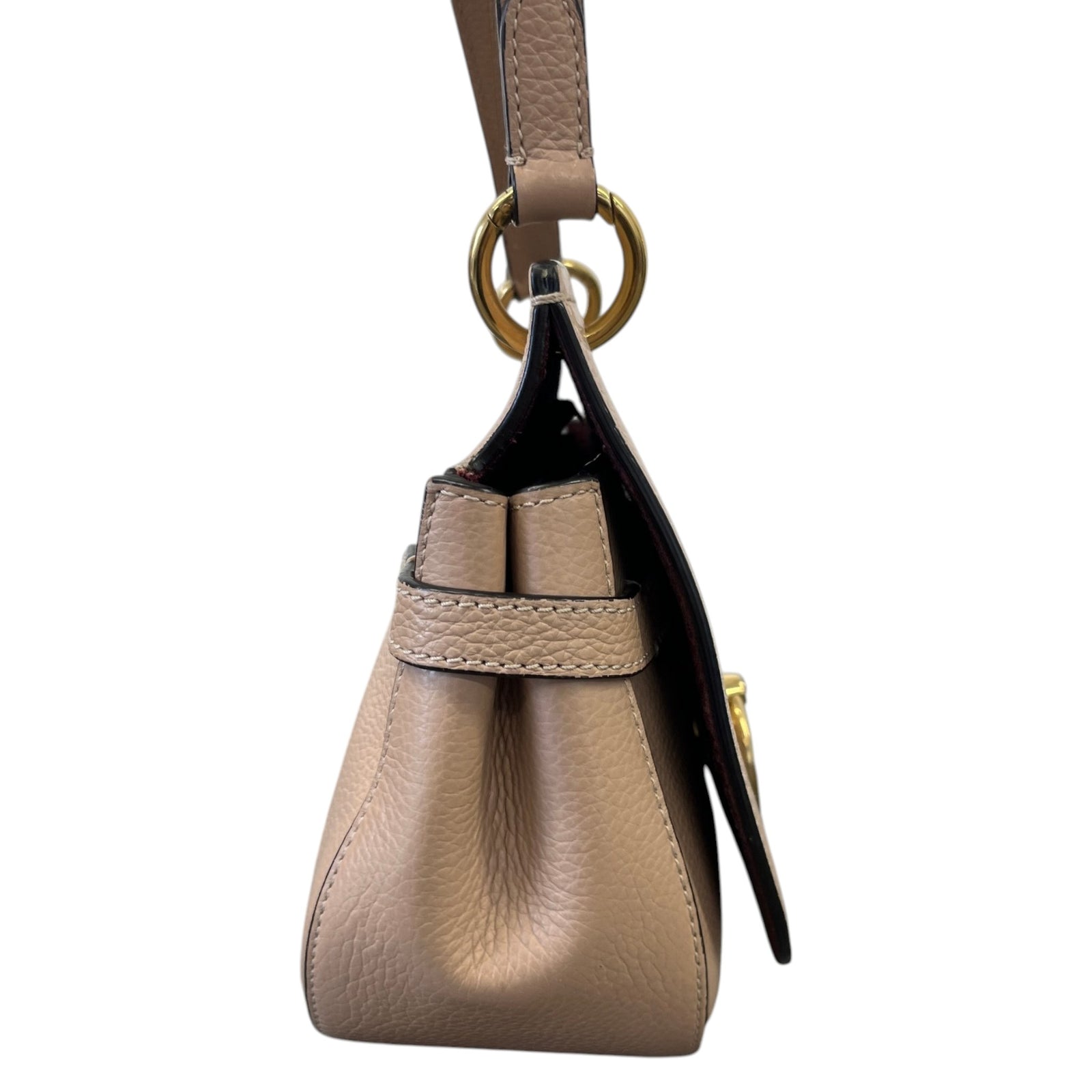 Women's Small Amberley Satchel Crossbody Bag Beige - Photo 6